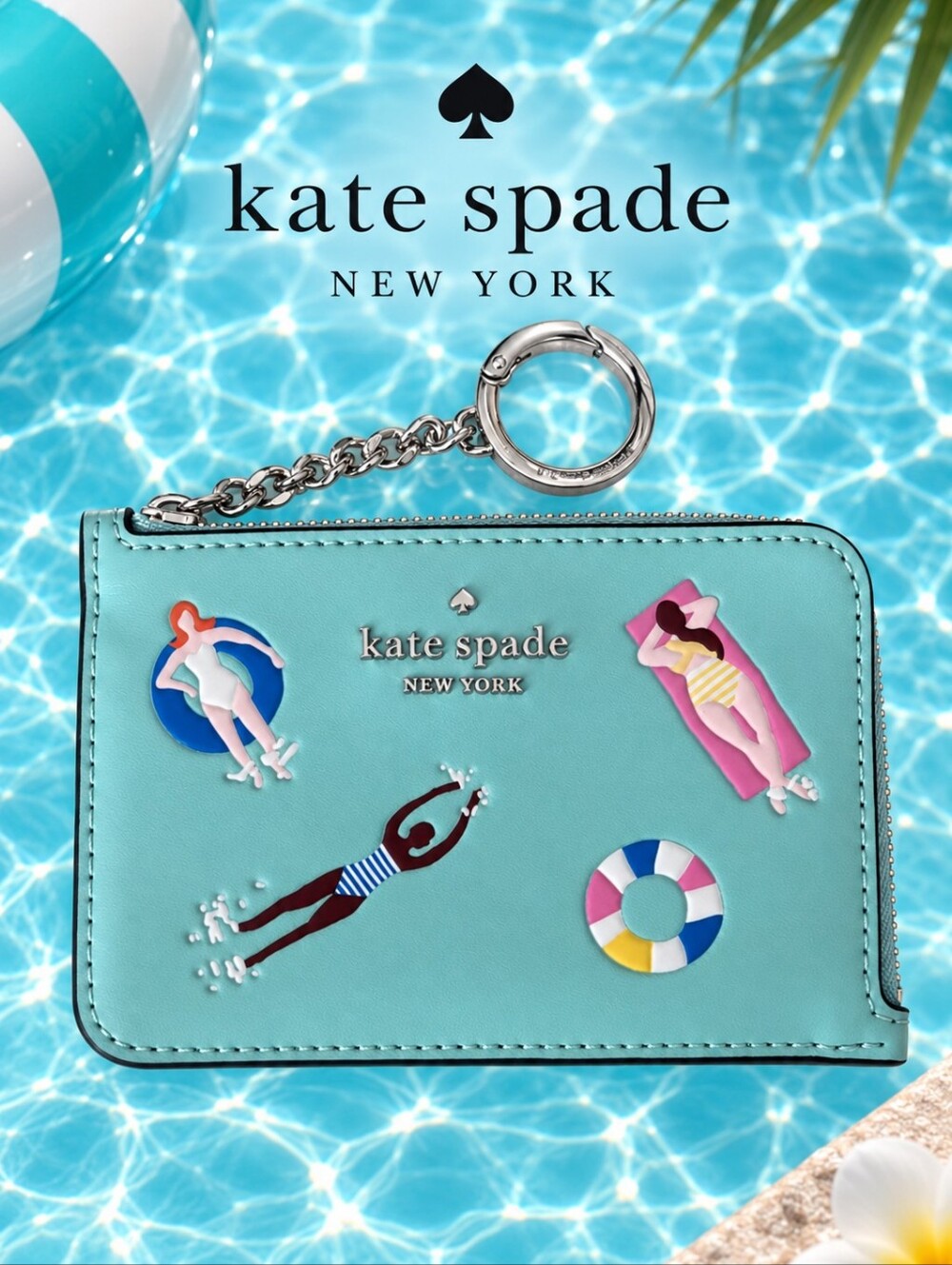 Kate Spade Cardholder Coinpurse Keychain